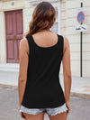 Notched Wide Strap Tank