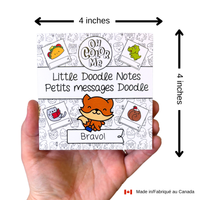 Mini Coloring Book Little Doodle Notes