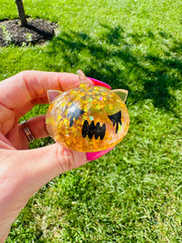 Mystery Unicorn Jack-O’-Lantern Dumpling Squishies | 3-Piece Slow-Rise Maltose Halloween Set