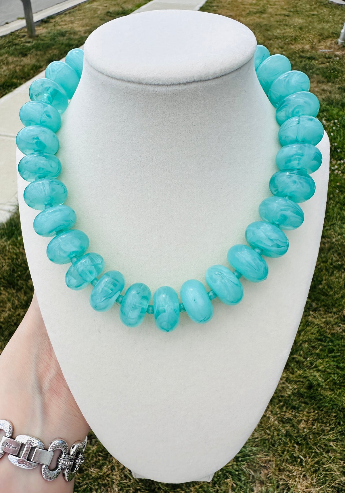 Aqua Cove Beaded Necklace