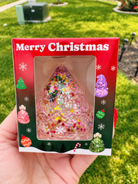 Glitter Christmas Maltose Squishy – Trees & Snowmen