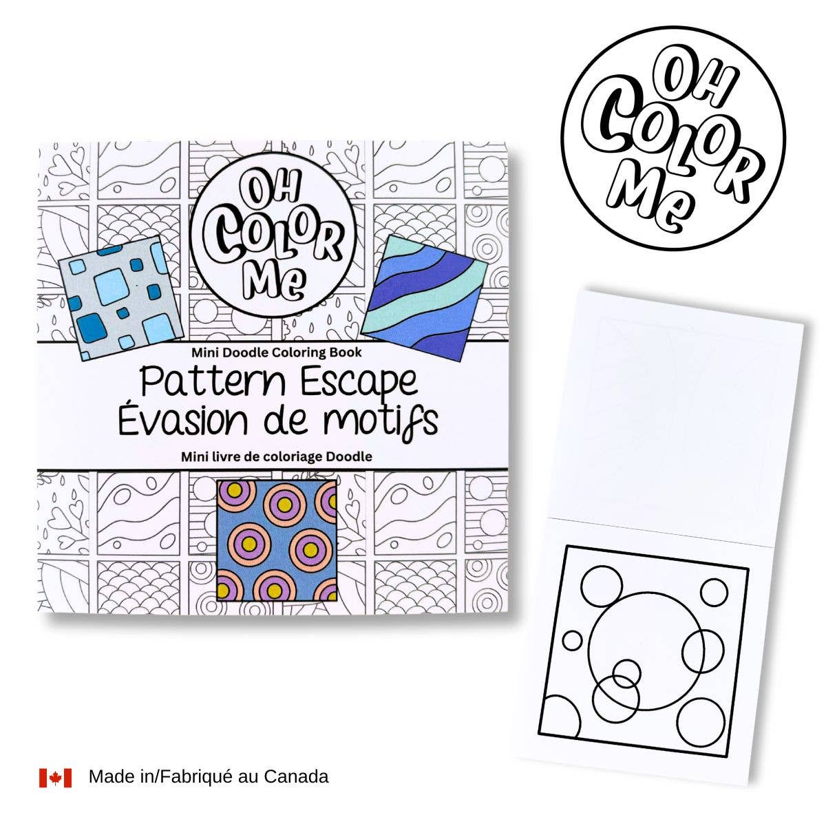 Mini Coloring Book Pattern Escape