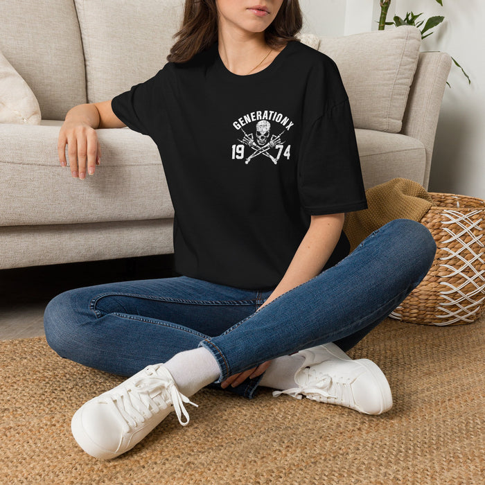 Generation X 1974 Skull T-Shirt — Retro Punk Vintage Graphic Tee