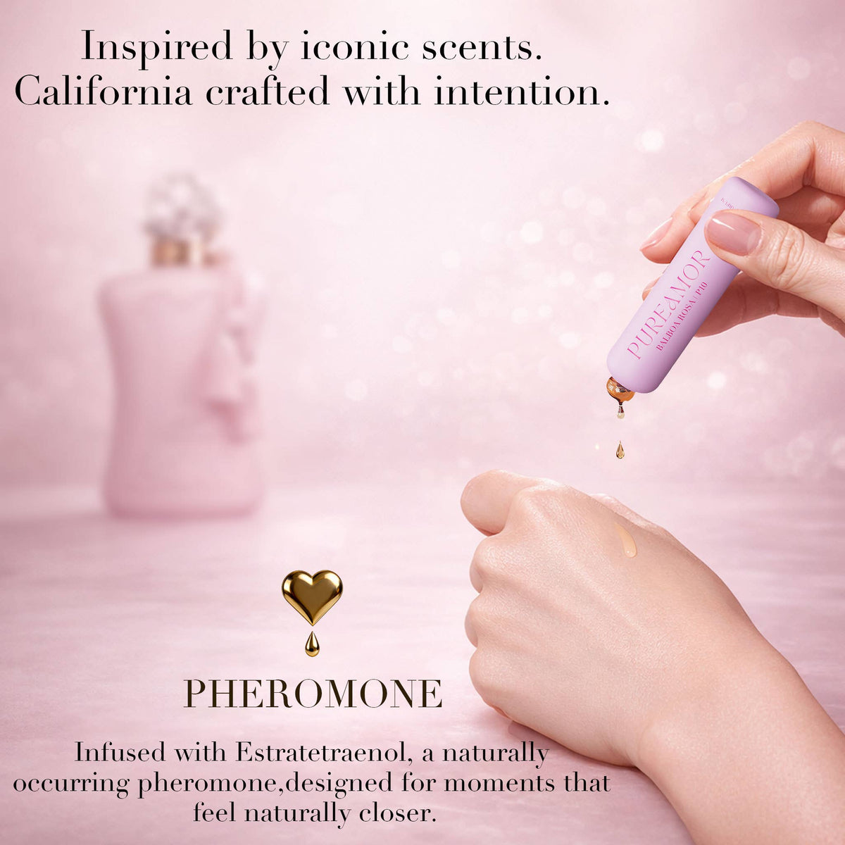 Balboa Rosa | Pheromone Keychain Perfume Oil - 2ml