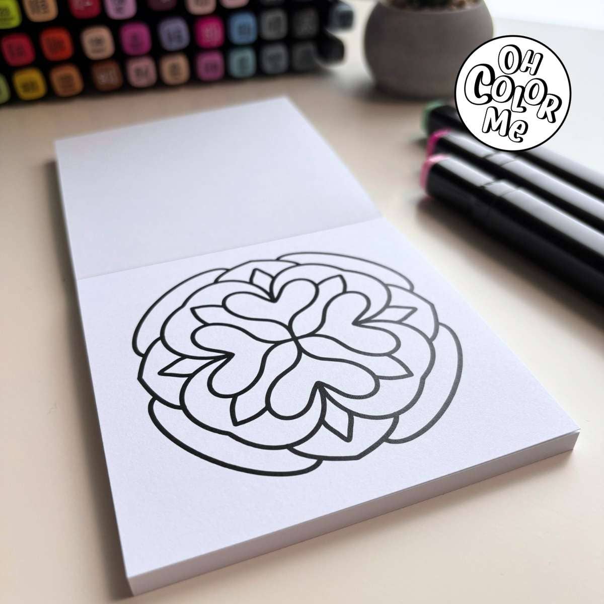 Mini Coloring Book Mystical Mandalas