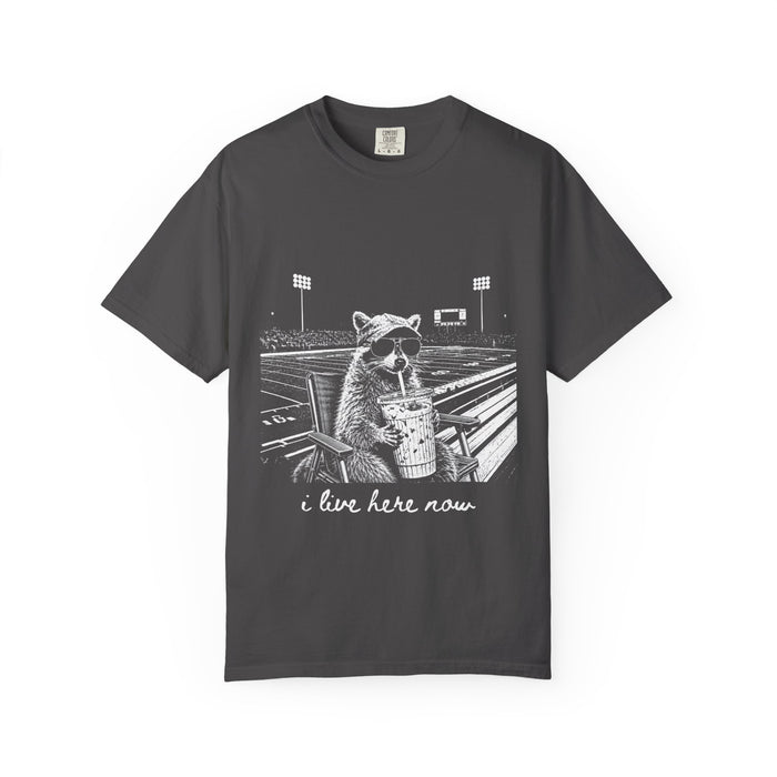 I Live Here tee