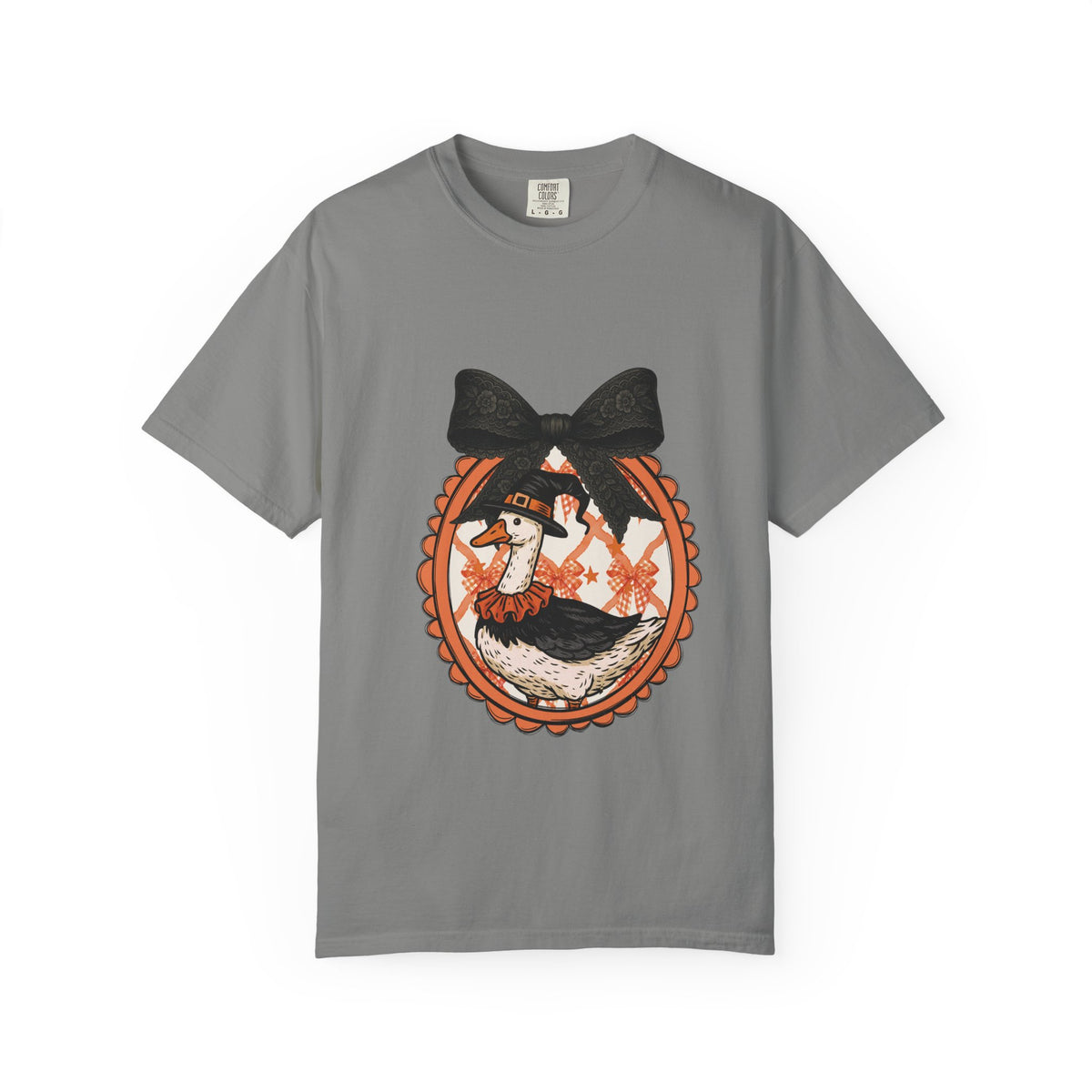 Duck Cameo T-Shirt — Vintage Ribbon Portrait Tee