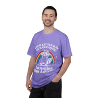 Sarcastic Raccoon T-Shirt — "Your Little Ray of Sarcastic Sunshine Has Arrived"