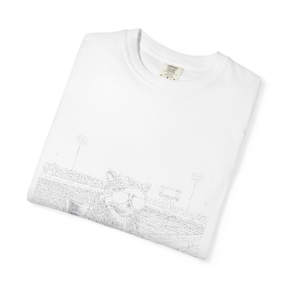 I Live Here tee
