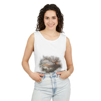 Moose Wilderness Watercolor Tank Top