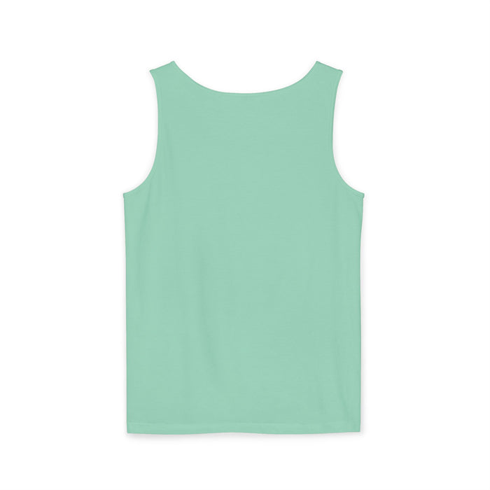 Sunflower Gnome Tank Top — Summer Garden Floral Graphic