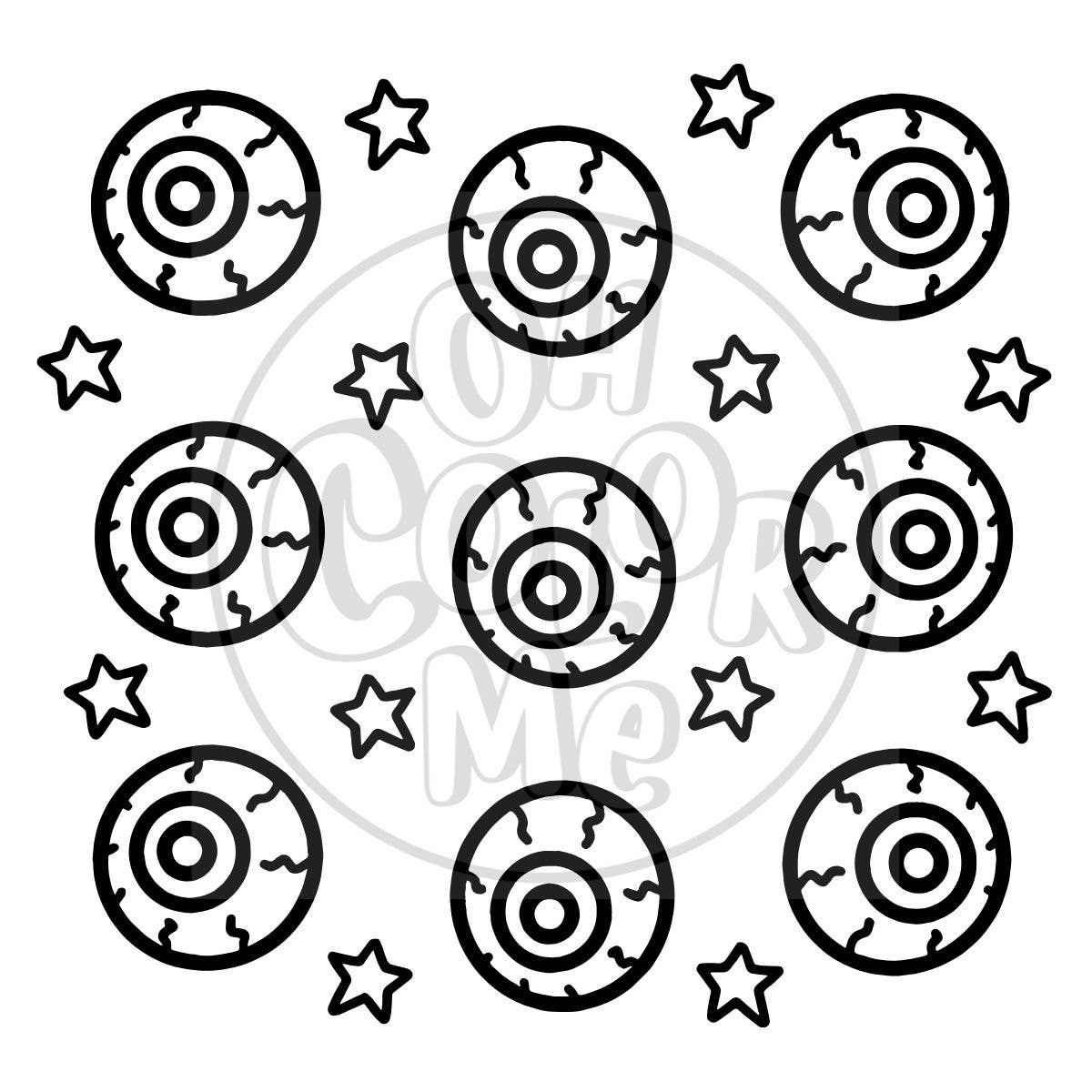 Halloween Mini Coloring Book