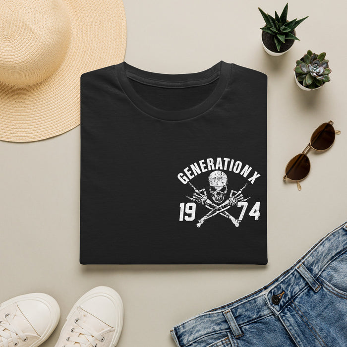Generation X 1974 Skull T-Shirt — Retro Punk Vintage Graphic Tee