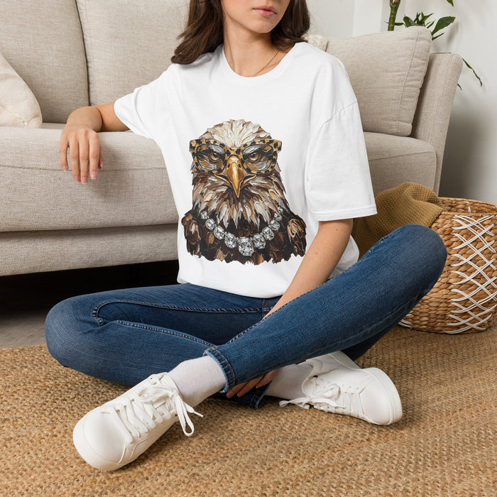 Eagle Portrait T-Shirt — Bold Realistic Bald Eagle Graphic Tee