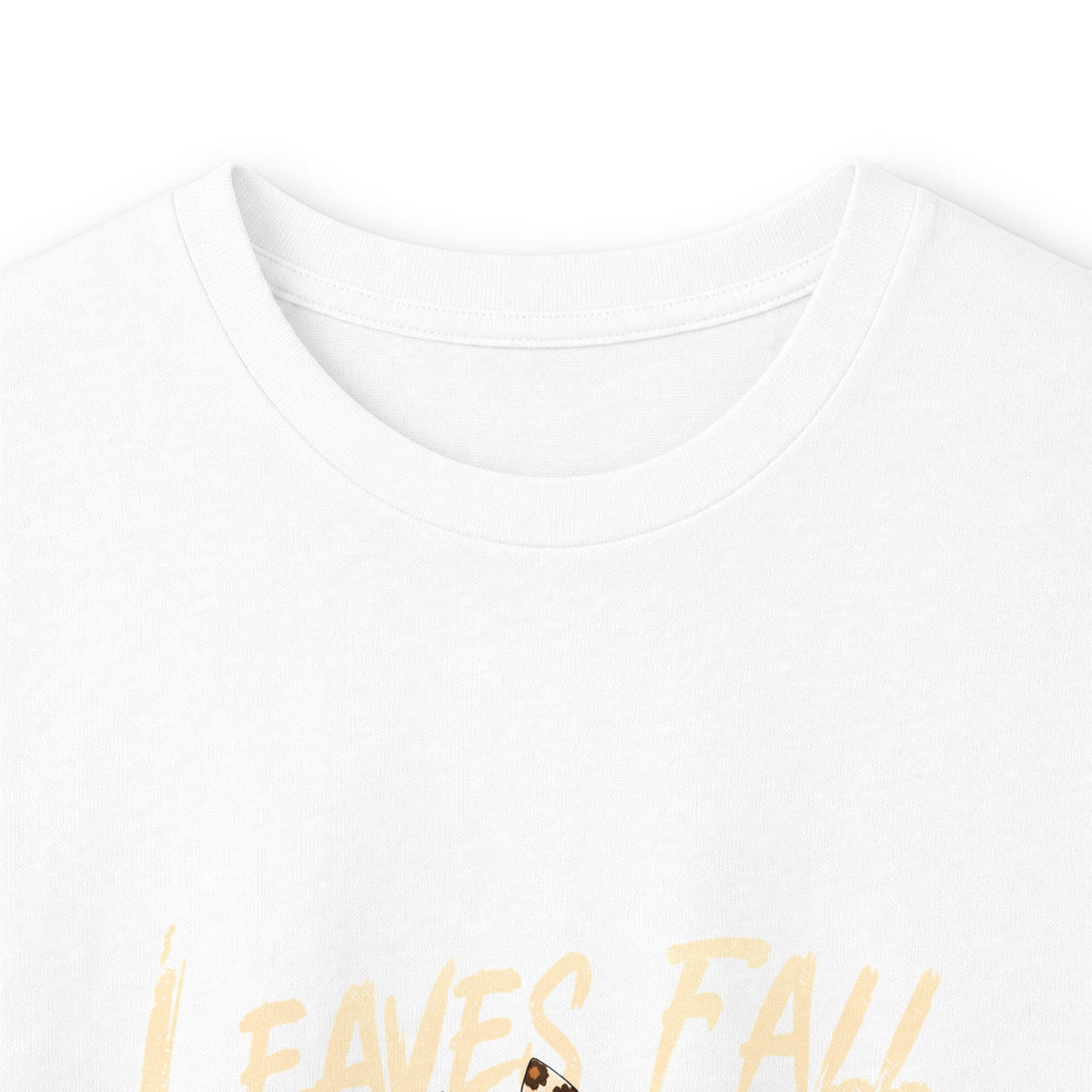 Fall Cozy Bear Long Sleeve Tee — "Leaves Fall" Autumn Graphic Shirt
