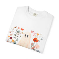 Ghost in the Wildflower T-Shirt — Cute Floral Halloween Tee