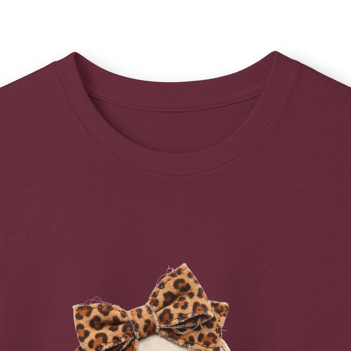 Plaid Patchwork Ghost Long Sleeve Tee — Cute Fall Halloween Shirt