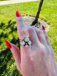 The Millionaire Waterproof Crystal Statement Ring