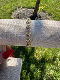Juliette Crystal Heart Bracelet