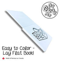 Mini Coloring Book Garden Therapy