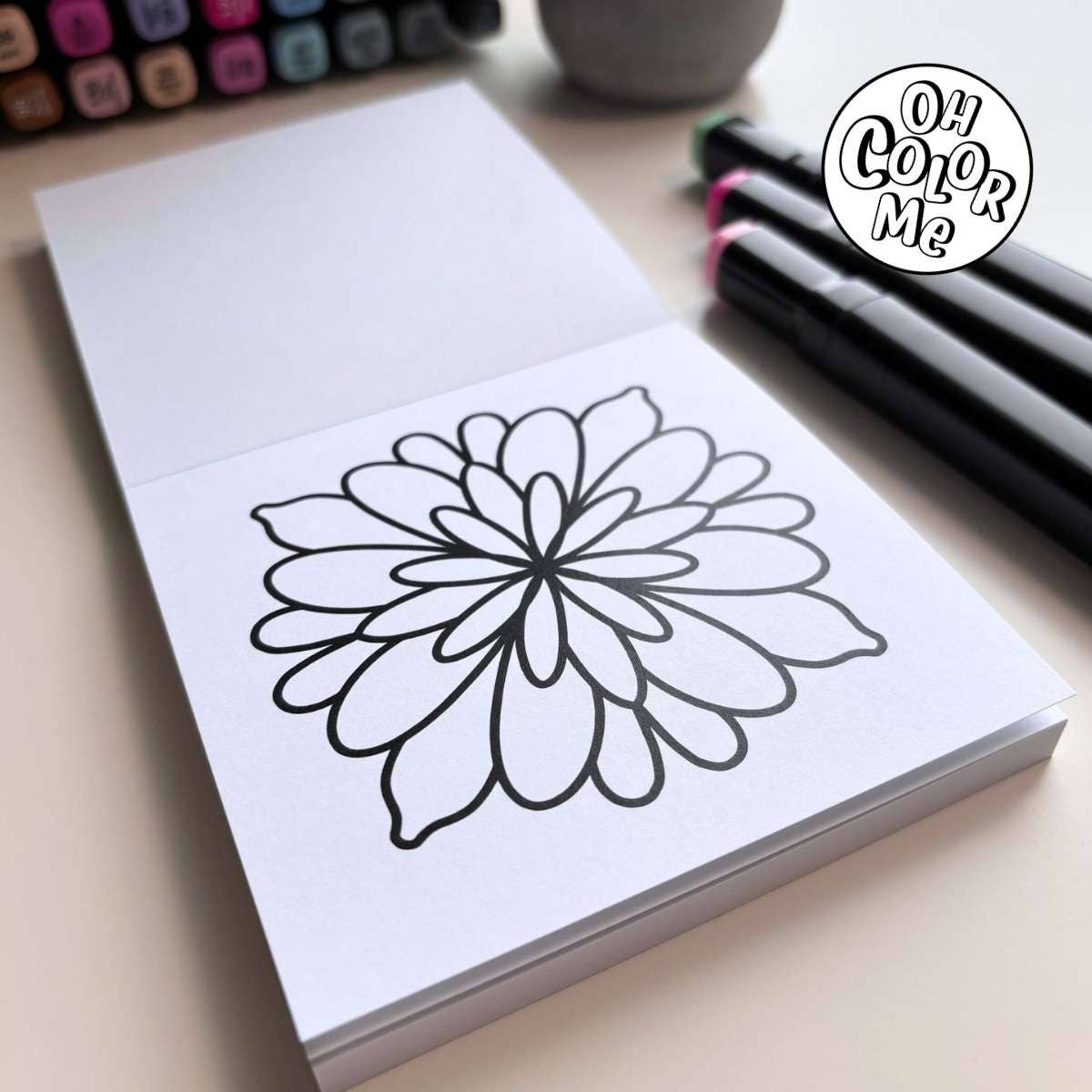 Mini Coloring Book Mystical Mandalas