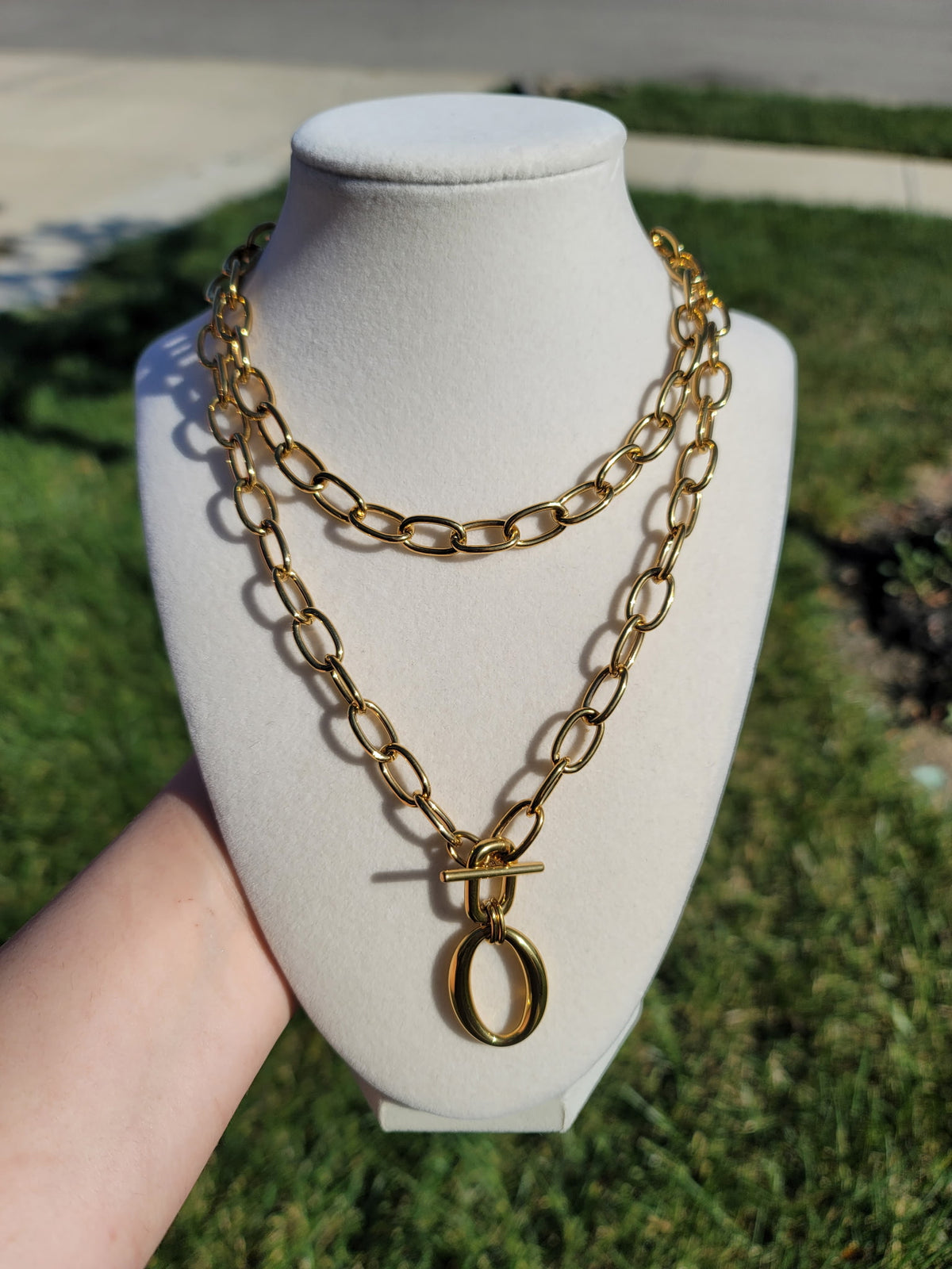 Kensington Luxe Waterproof Toggle Necklace