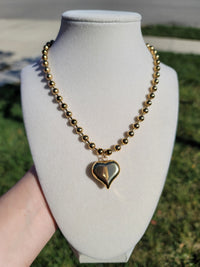 Amara Golden Heart Waterproof Necklace