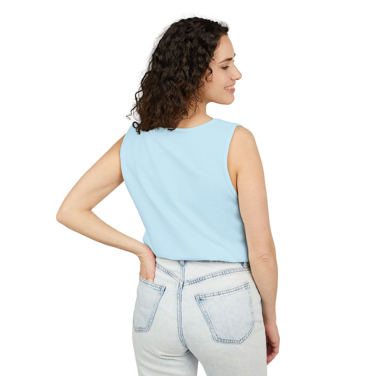 Moose Wilderness Watercolor Tank Top
