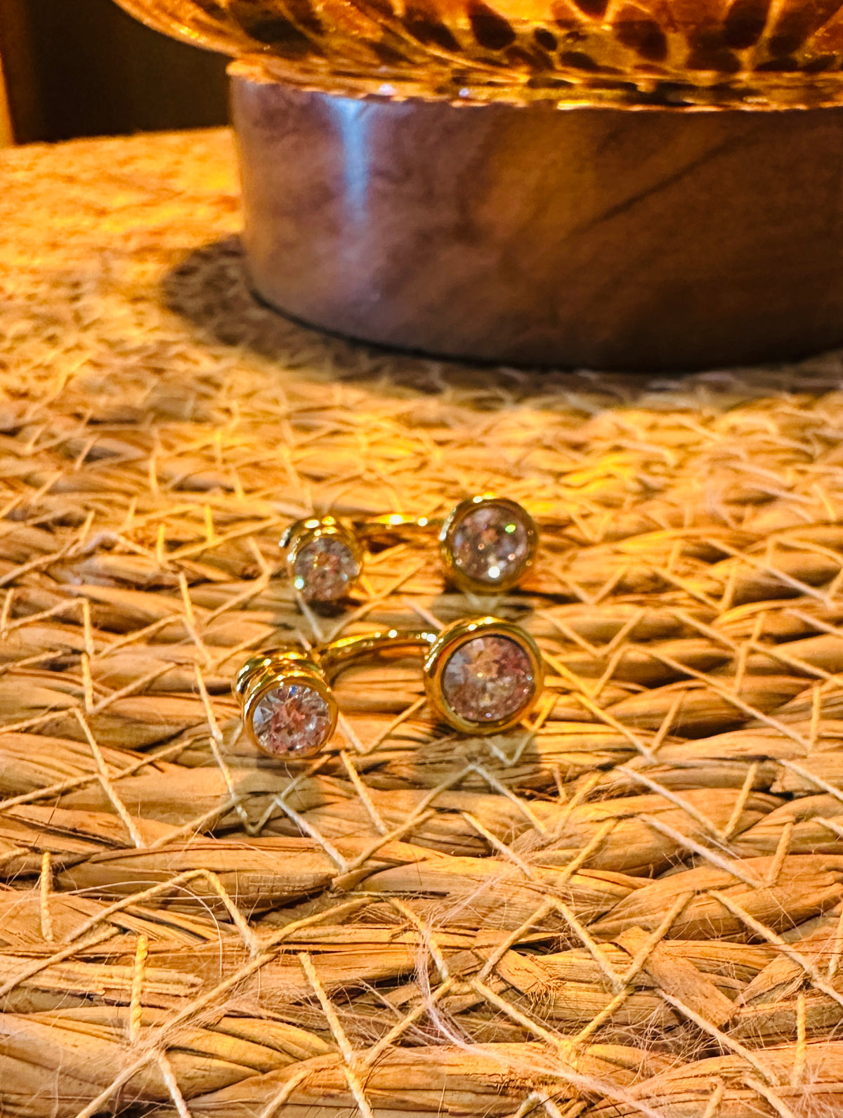 Celeste Crystal Ear Jacket Earrings-Gold