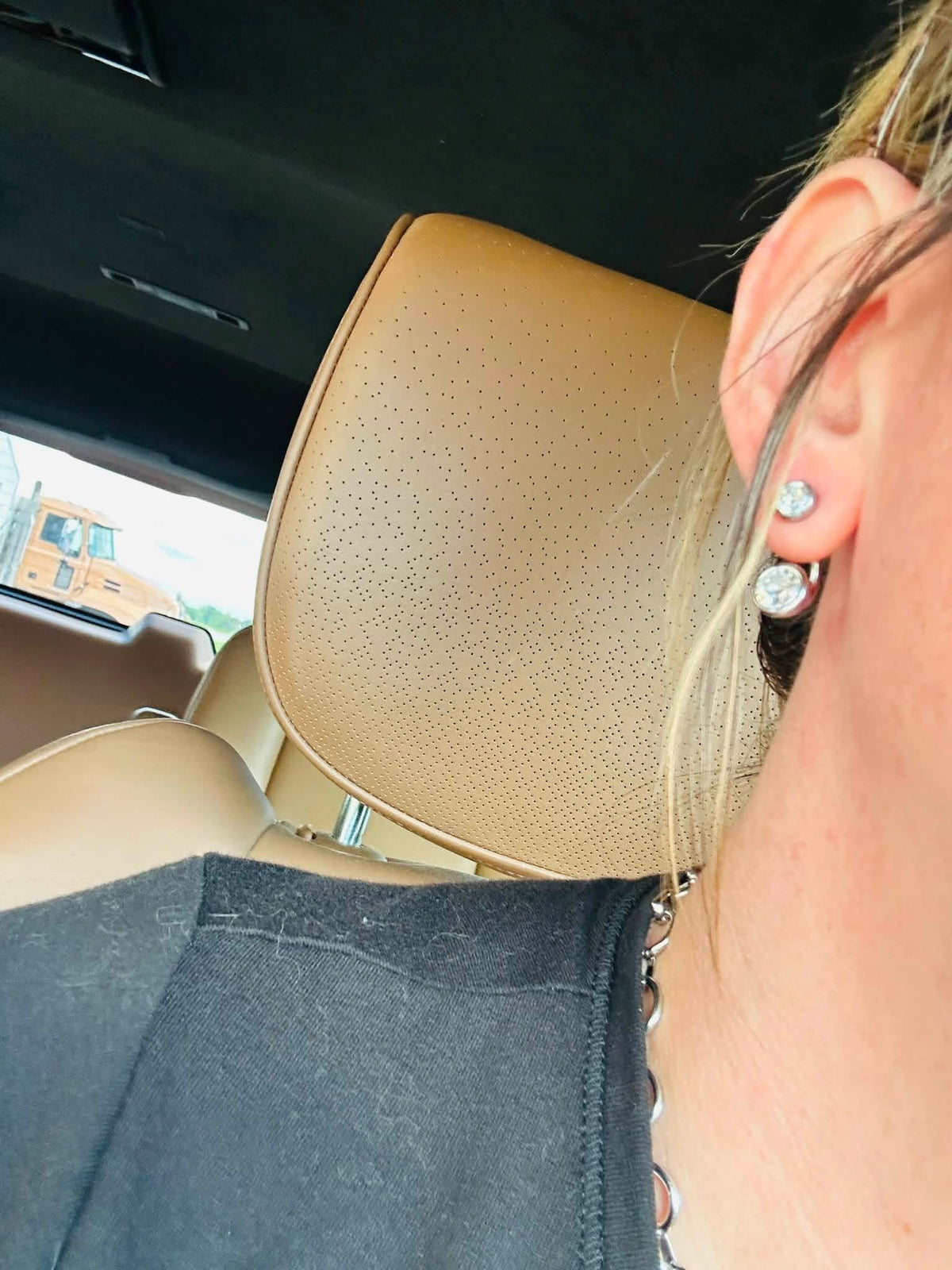Celeste Crystal Ear Jacket Earrings-Silver