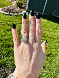 Alessia 3 Piece Grand Halo Ring Set