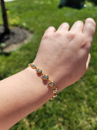 Juliette Crystal Heart Bracelet