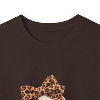Plaid Patchwork Ghost Long Sleeve Tee — Cute Fall Halloween Shirt