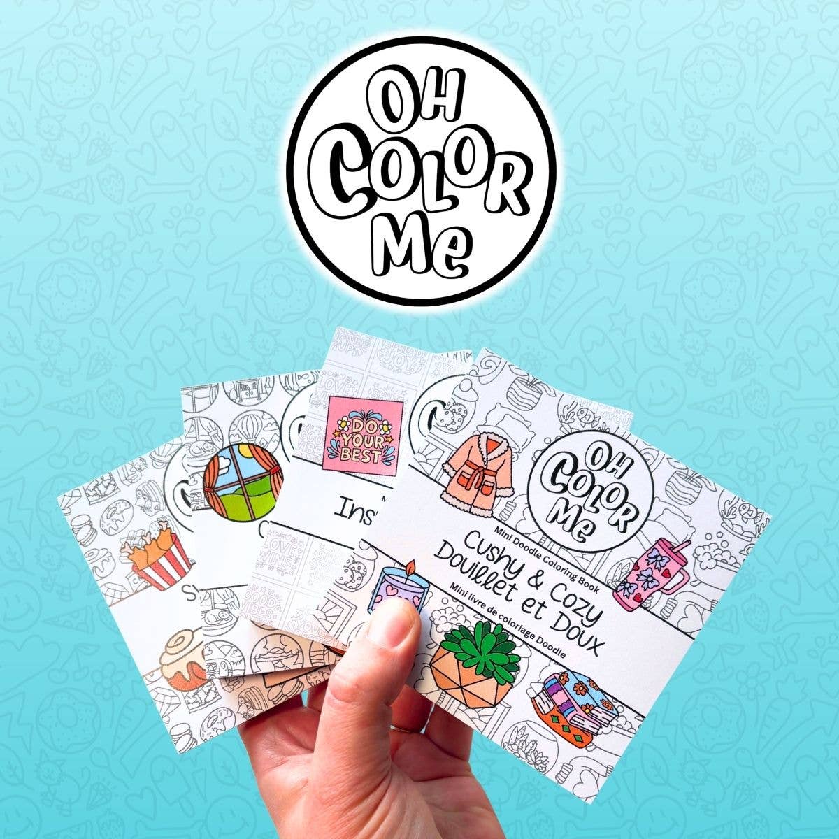 Mini Coloring Book Garden Therapy