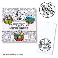 Mini Coloring Book Calming Scenes