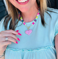 Candy Heart Crush Necklace