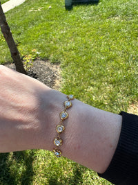 Juliette Crystal Heart Bracelet