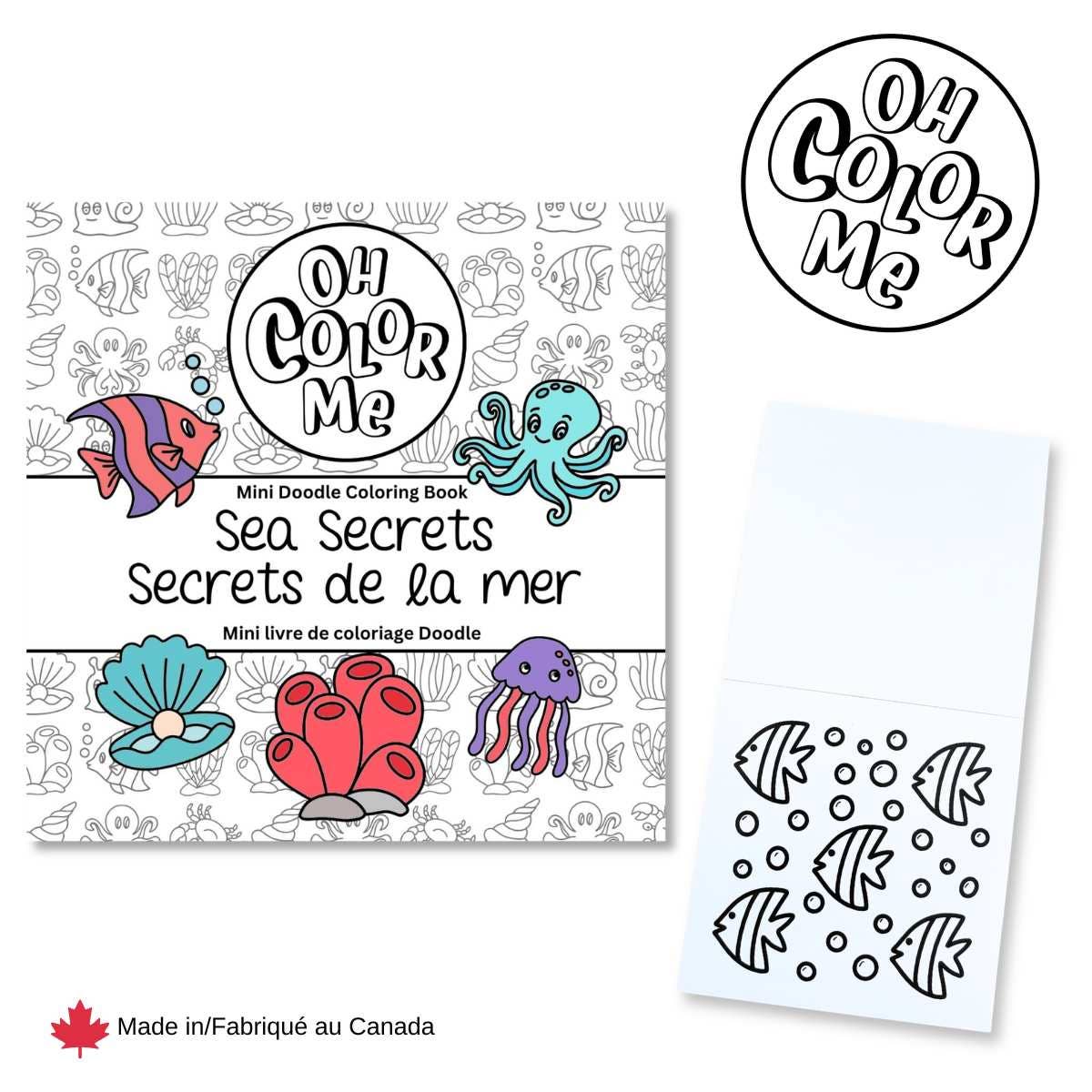Mini Coloring Book Sea Secrets