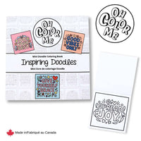 Mini Coloring Book Inspiring Doodles