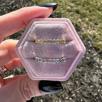 Heart Stacker Ring- Silver