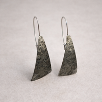 ESTELLE HAMMERED HOOK EARRING
