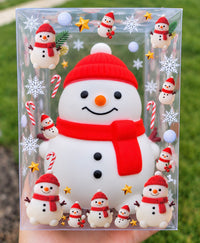Jumbo Christmas Snowman Squishy – Giant Holiday Sensory Toy