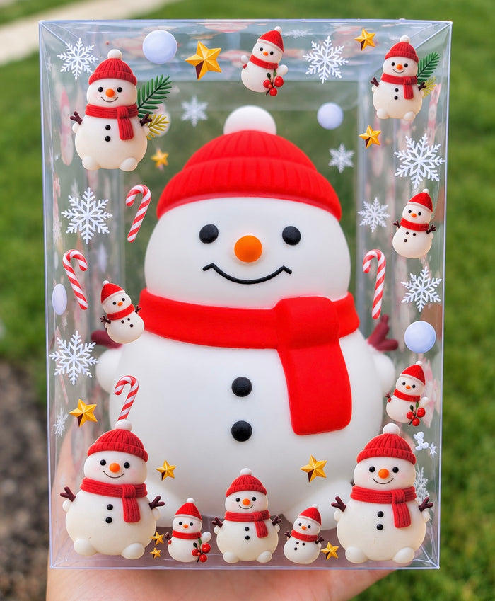 Jumbo Christmas Snowman Squishy – Giant Holiday Sensory Toy