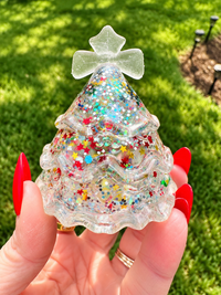 Glitter Christmas Maltose Squishy – Trees & Snowmen