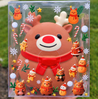 Jumbo Christmas Reindeer Squishy – Giant Holiday Sensory Toy