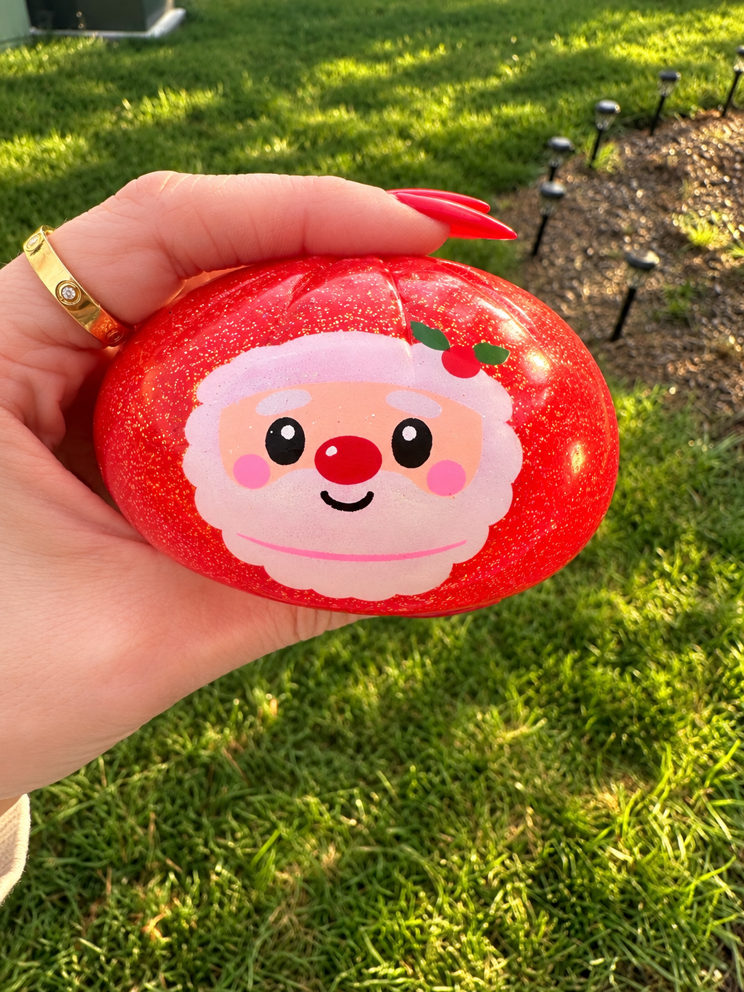 Christmas Dumpling Glitter Gel Squishy – Mystery Style