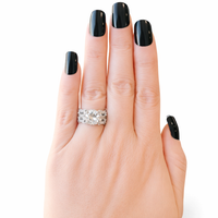 Virella Luxe Pavé Statement Ring