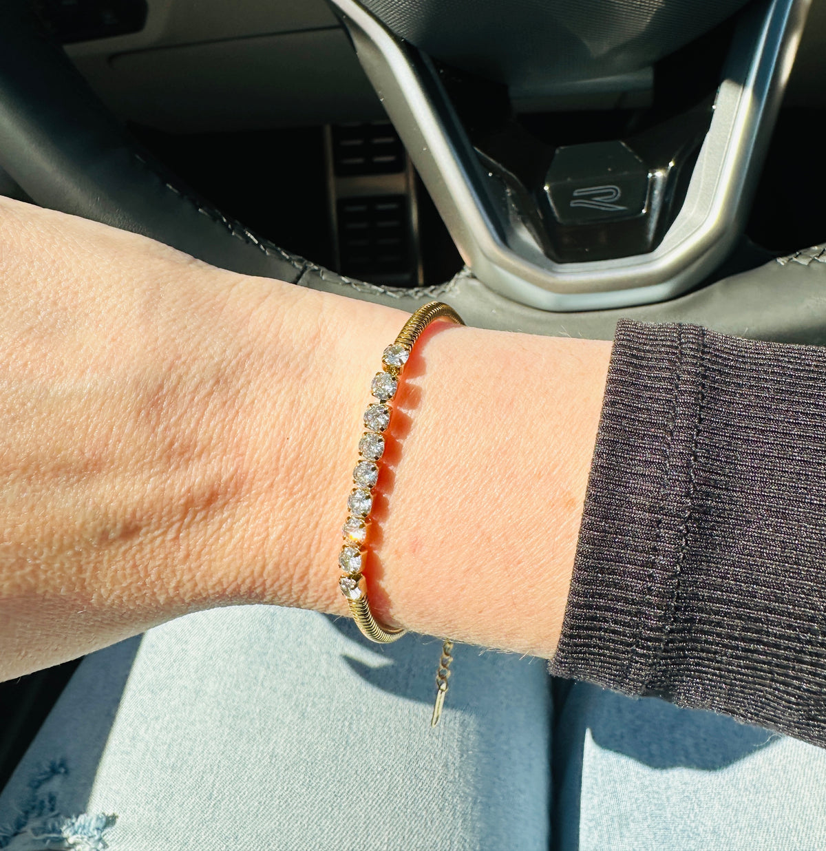 Solenne Waterproof Crystal Bracelet