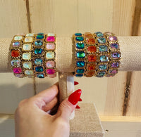 Prism Pop Crystal Stretch Bracelet | Multiple Colors
