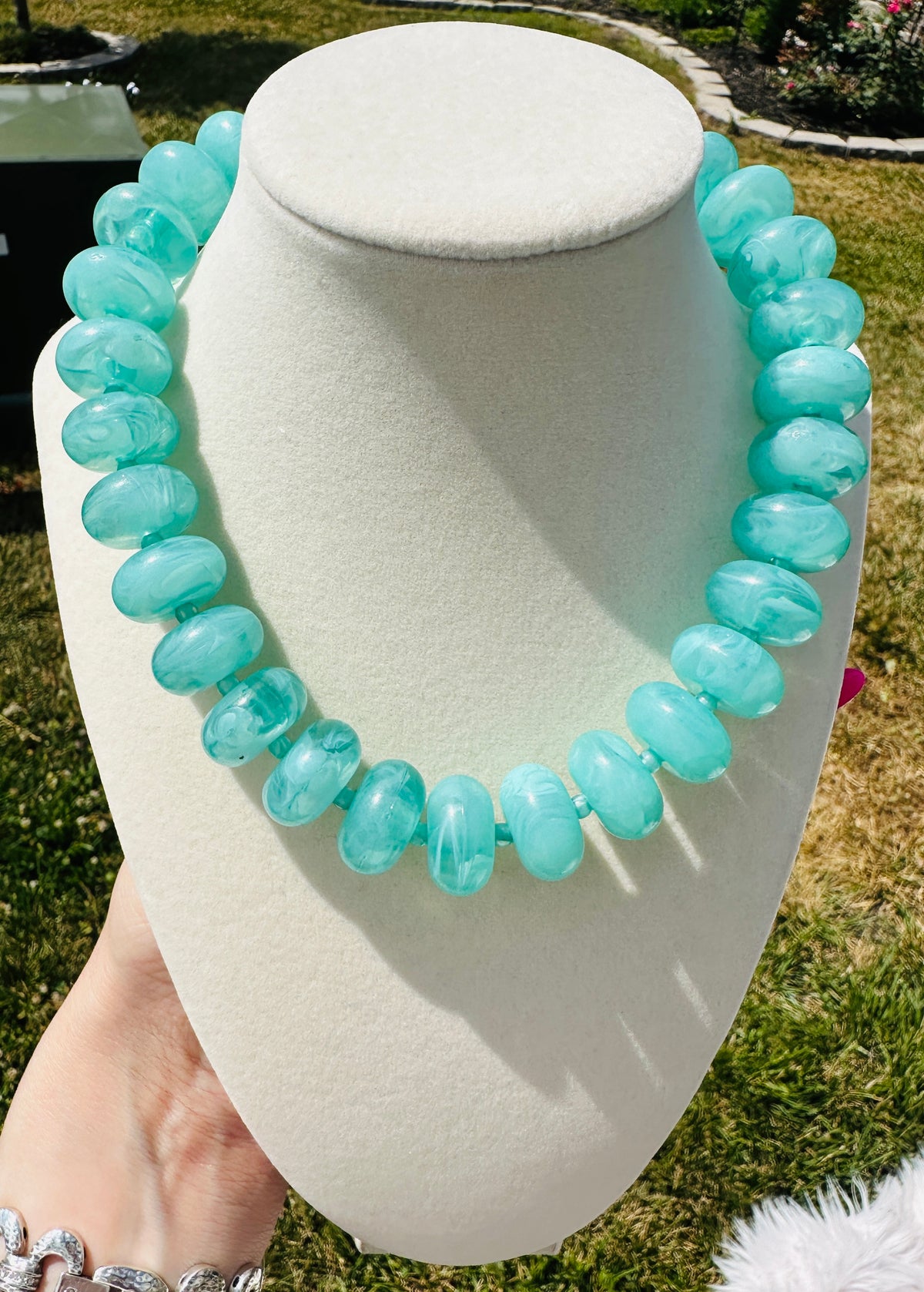 Aqua Cove Beaded Necklace
